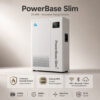 8 Mukashi PowerBase Slim 48V 21kWh Home Energy Storage Battery 51.2V 410Ah Wall/Floor-Mounted IP52 WiFi Bluetooth LiFePO4 Residential Battery