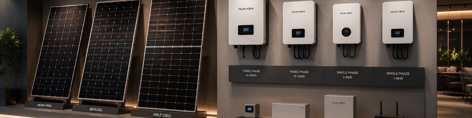 Güneş paneli ve inverter 1600x400 yeni banner MK Enerji 430Wp Bifacial Glass-to-Glass TOPCon Güneş Paneli